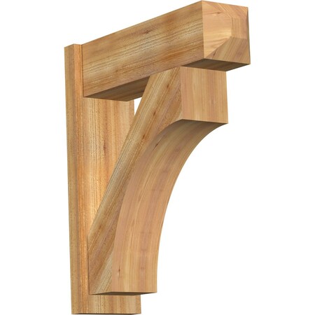 Ekena Millwork Westlake Rough Sawn Craftsman Outlooker, Western Red Cedar, 8"W x 26"D x 30"H OUT08X26X30WTL04RWR